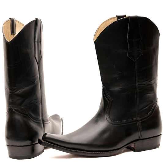 Square Toe Cowboy Boots - Atitlan Leather