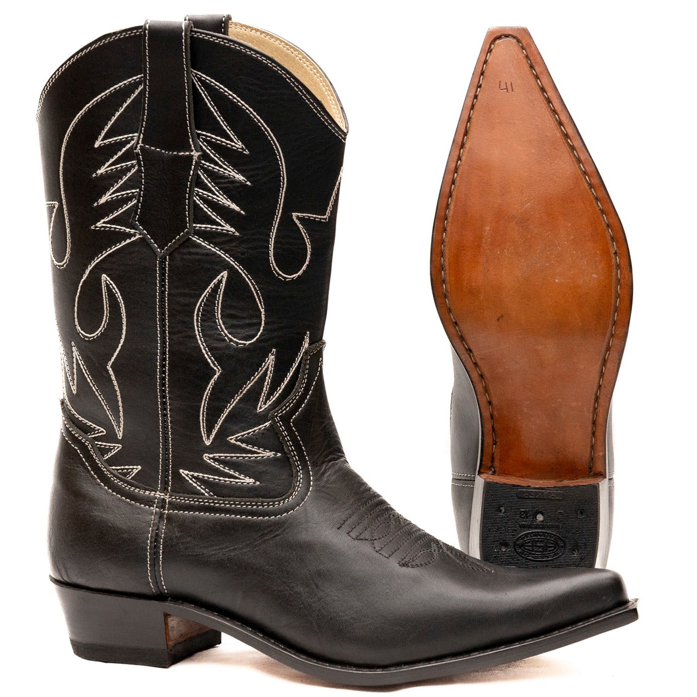 Tejana Cowboy Boots - Atitlan Leather