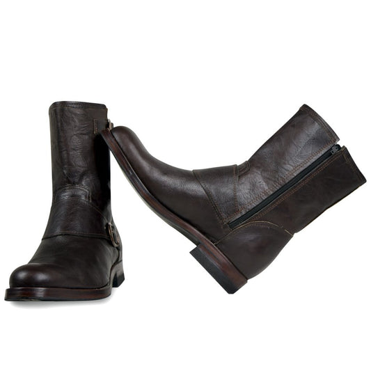 Women's Leather Biker Boots - Atitlan Leather