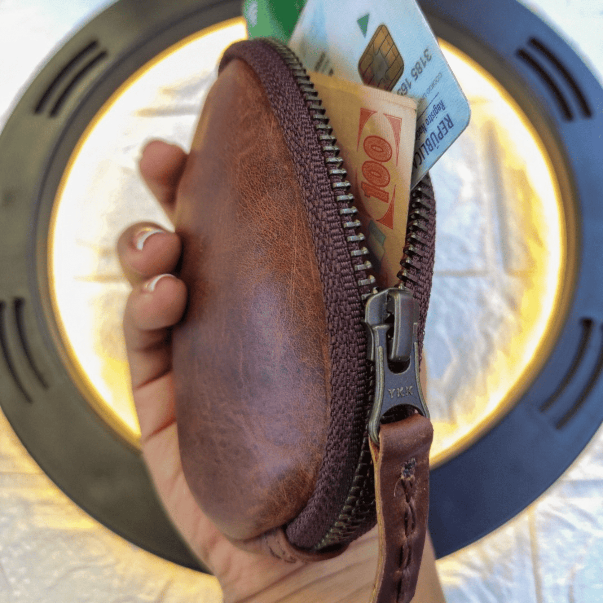 Zip Leather Coin Purse - Atitlan Leather