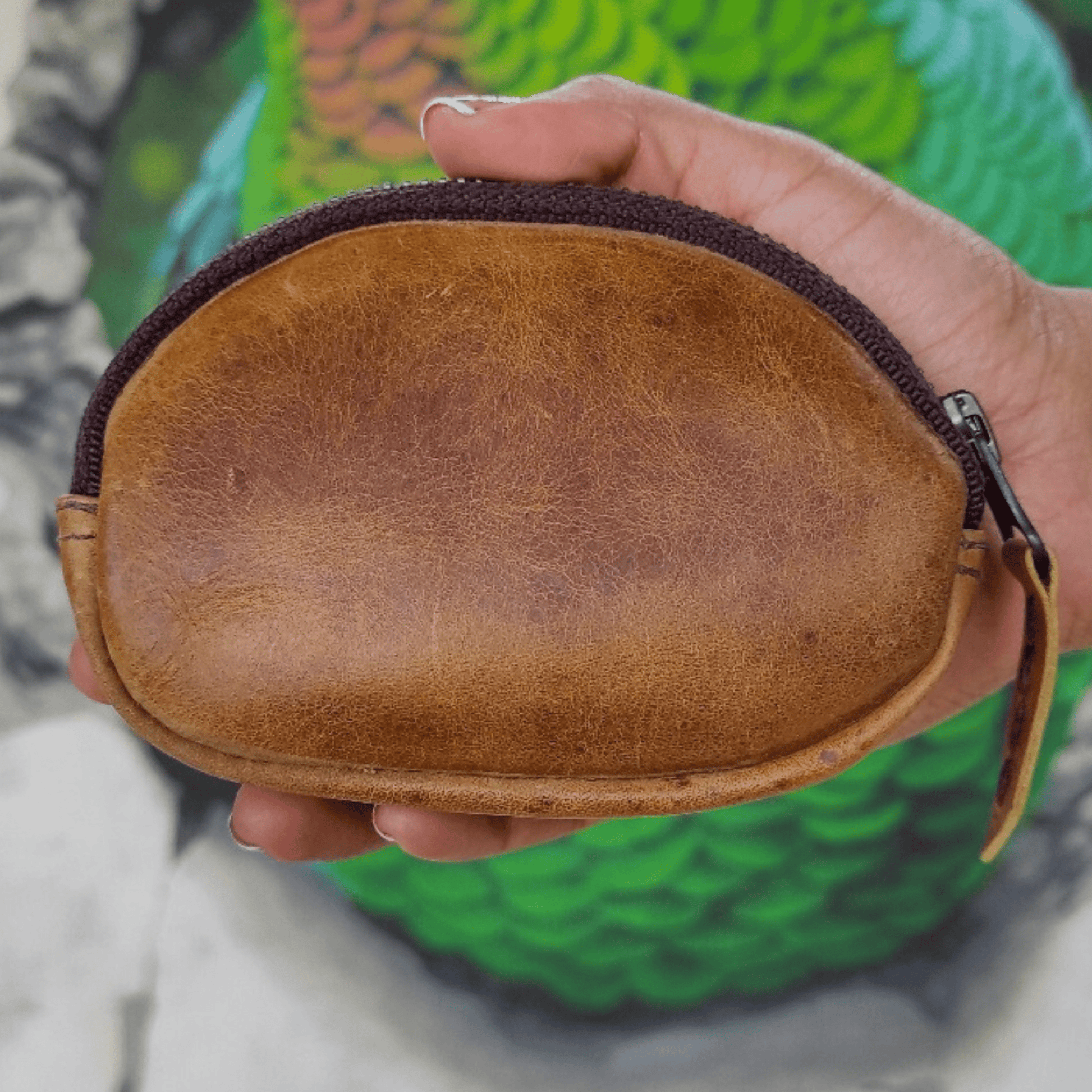 Zip Leather Coin Purse - Atitlan Leather