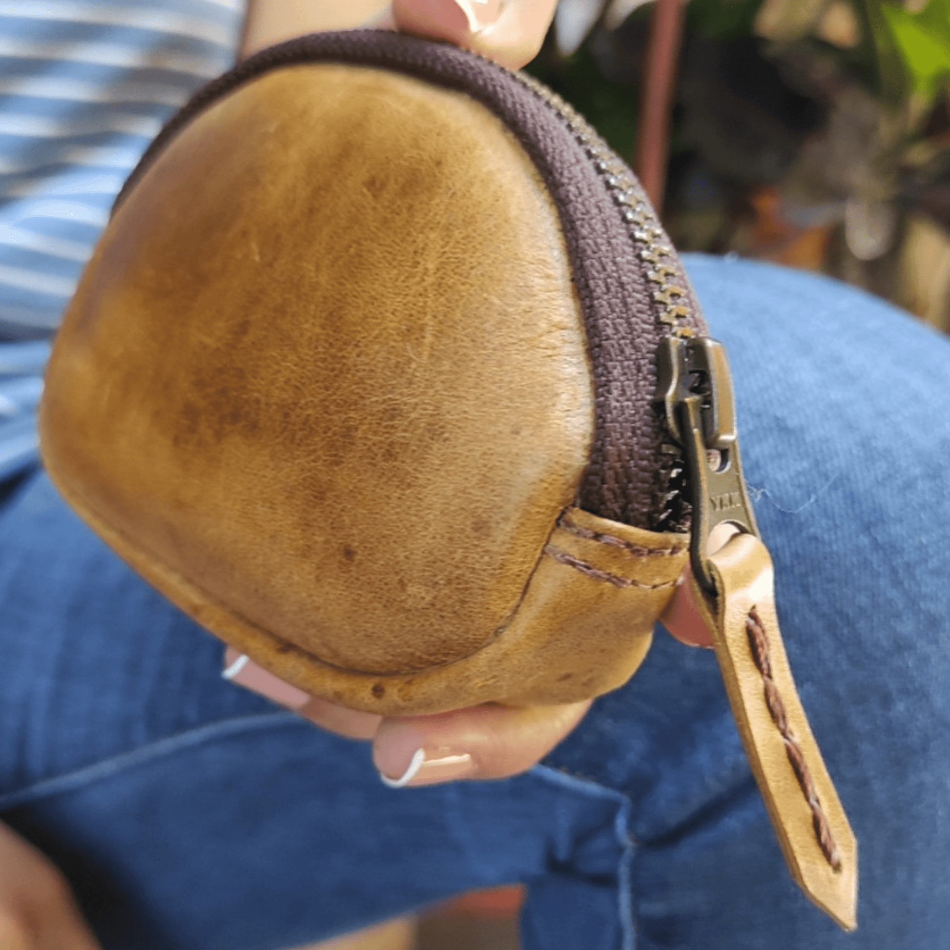 Zip Leather Coin Purse - Atitlan Leather